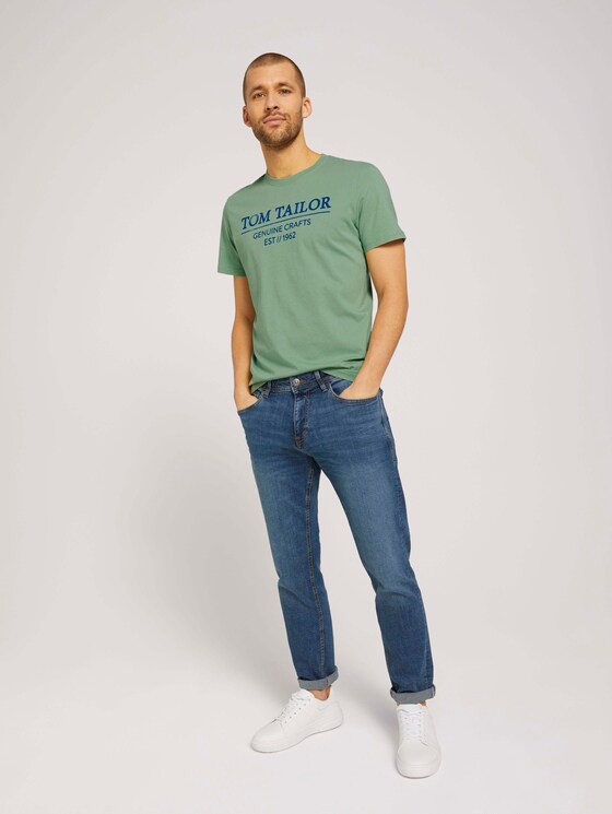 T-Shirt mit Bio-Baumwolle - Männer - light mint green T-Shirt mit Bio-Baumwolle - Männer - light mint green - 3 - TOM TAILOR