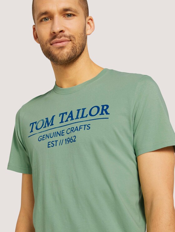 T-Shirt mit Bio-Baumwolle - Männer - light mint green T-Shirt mit Bio-Baumwolle - Männer - light mint green - 9 - TOM TAILOR