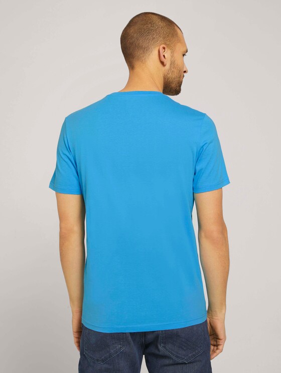 T-Shirt mit Bio-Baumwolle - Männer - north blue T-Shirt mit Bio-Baumwolle - Männer - north blue - 2 - TOM TAILOR