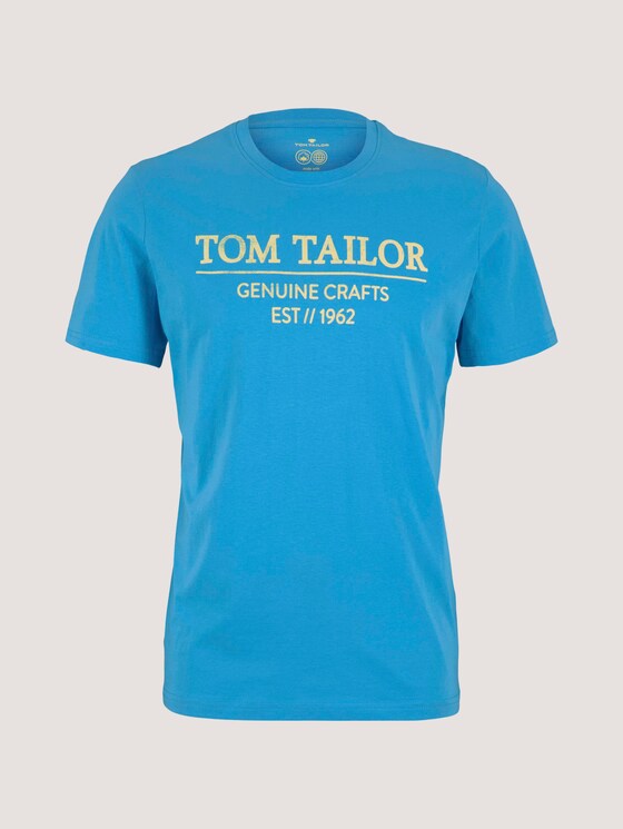T-Shirt mit Bio-Baumwolle - Männer - north blue T-Shirt mit Bio-Baumwolle - Männer - north blue - 7 - TOM TAILOR
