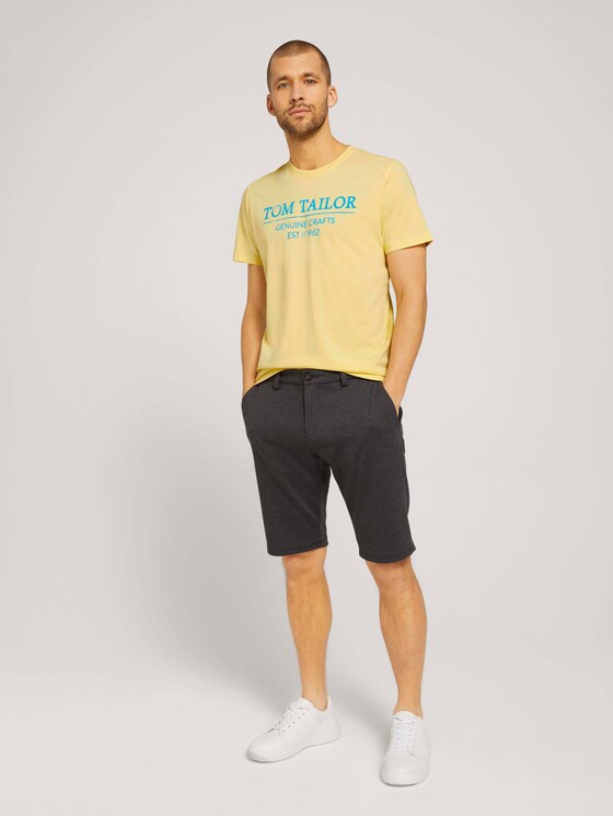 T-Shirt mit Bio-Baumwolle - Männer - pale-banana-yellow T-Shirt mit Bio-Baumwolle - Männer - pale-banana-yellow - 3 - TOM TAILOR
