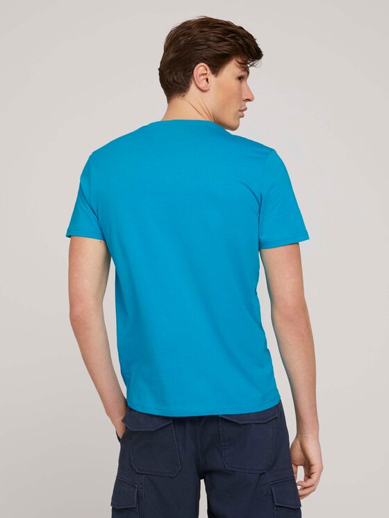 T-Shirt mit Bio-Baumwolle - Männer - dark teal breeze T-Shirt mit Bio-Baumwolle - Männer - dark teal breeze - 2 - TOM TAILOR