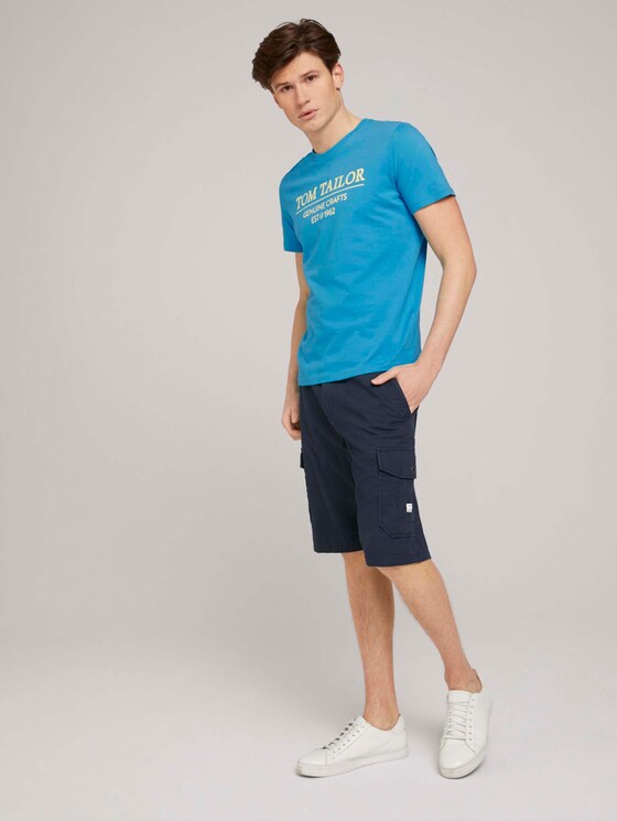 T-Shirt mit Bio-Baumwolle - Männer - dark teal breeze T-Shirt mit Bio-Baumwolle - Männer - dark teal breeze - 3 - TOM TAILOR
