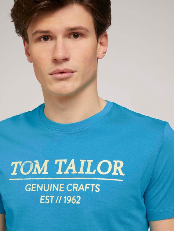 T-Shirt mit Bio-Baumwolle - Männer - dark teal breeze T-Shirt mit Bio-Baumwolle - Männer - dark teal breeze - 9 - TOM TAILOR