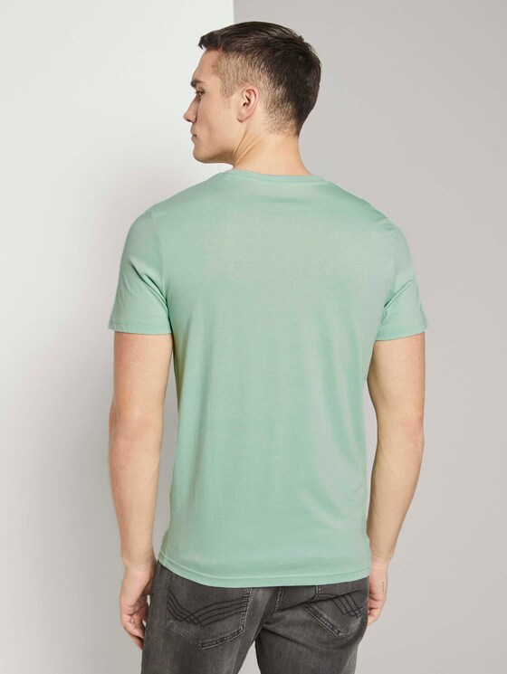 T-Shirt mit Bio-Baumwolle - Männer - soft jade T-Shirt mit Bio-Baumwolle - Männer - soft jade - 2 - TOM TAILOR
