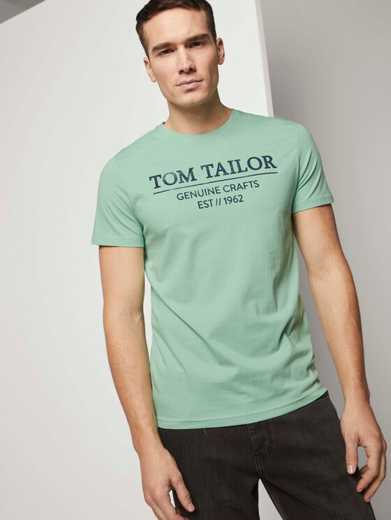 T-Shirt mit Bio-Baumwolle - Männer - soft jade T-Shirt mit Bio-Baumwolle - Männer - soft jade - 5 - TOM TAILOR