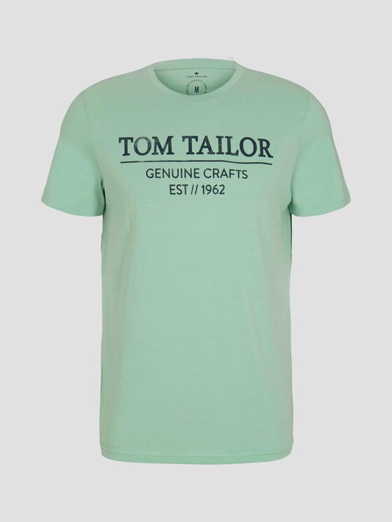 T-Shirt mit Bio-Baumwolle - Männer - soft jade T-Shirt mit Bio-Baumwolle - Männer - soft jade - 7 - TOM TAILOR