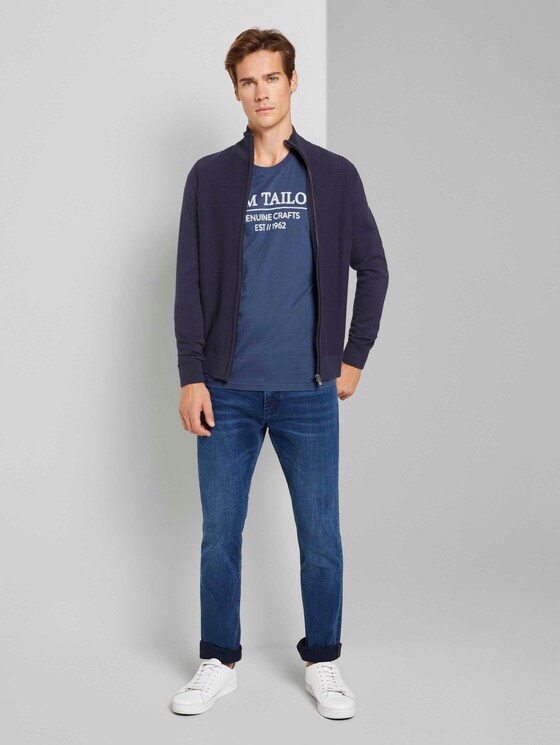 T-Shirt mit Bio-Baumwolle - Männer - light indigo blue T-Shirt mit Bio-Baumwolle - Männer - light indigo blue - 3 - TOM TAILOR