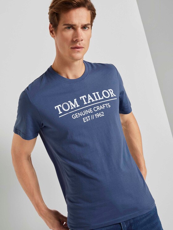 T-Shirt mit Bio-Baumwolle - Männer - light indigo blue T-Shirt mit Bio-Baumwolle - Männer - light indigo blue - 5 - TOM TAILOR