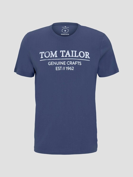 T-Shirt mit Bio-Baumwolle - Männer - light indigo blue T-Shirt mit Bio-Baumwolle - Männer - light indigo blue - 7 - TOM TAILOR