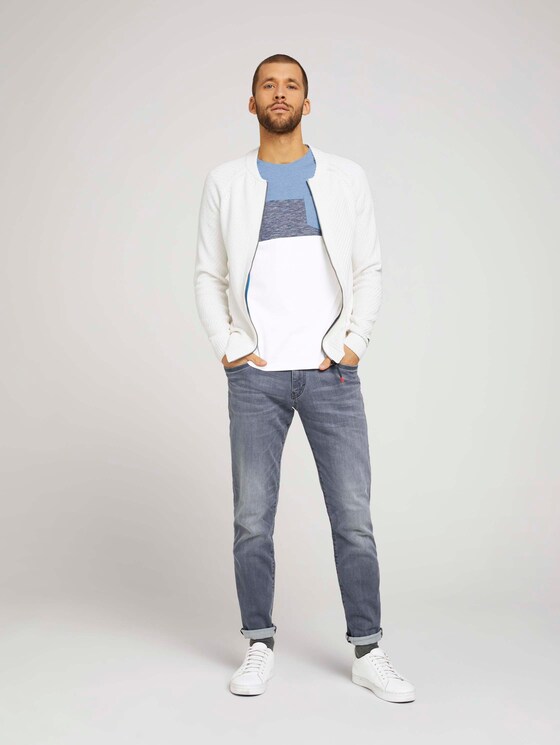 T-Shirt mit Blockstreifen und Brusttasche - Männer - Yonder Blue T-Shirt mit Blockstreifen und Brusttasche - Männer - Yonder Blue - 3 - TOM TAILOR