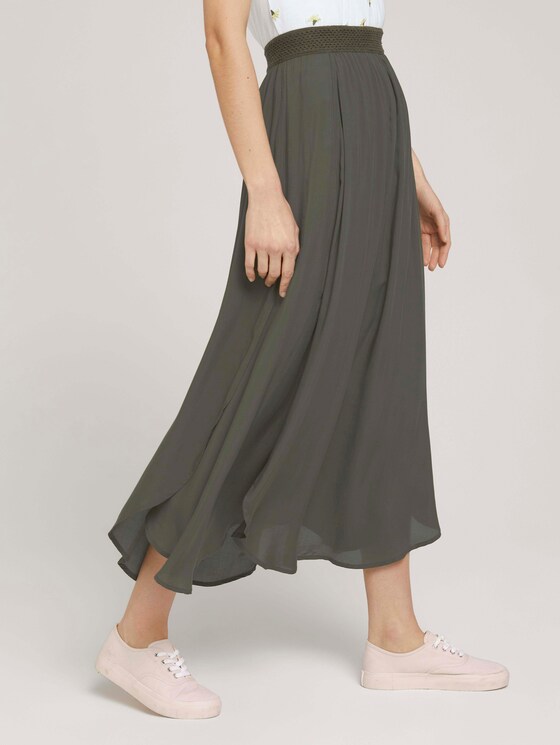 Fließender Maxirock - Frauen - Grape Leaf Green Fließender Maxirock - Frauen - Grape Leaf Green - 11 - TOM TAILOR