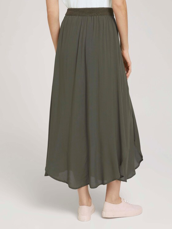 Fließender Maxirock - Frauen - Grape Leaf Green Fließender Maxirock - Frauen - Grape Leaf Green - 2 - TOM TAILOR