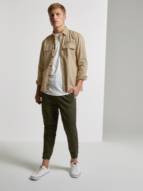 T-Shirt mit kleinem Schriftprint - Männer - White T-Shirt mit kleinem Schriftprint - Männer - White - 3 - TOM TAILOR Denim