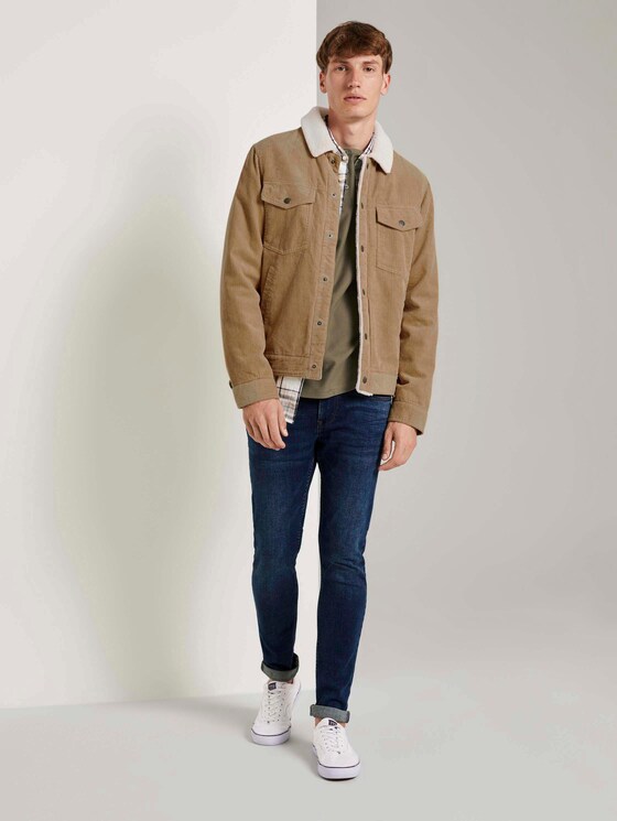 Strukturiertes Henley-Langarmshirt - Männer - Dry Greyish Olive Strukturiertes Henley-Langarmshirt - Männer - Dry Greyish Olive - 3 - TOM TAILOR Denim