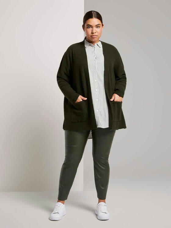 Gestreifte Longbluse mit Turn-Ups - Frauen - offwhite rosin stripe Gestreifte Longbluse mit Turn-Ups - Frauen - offwhite rosin stripe - 3 - My True Me