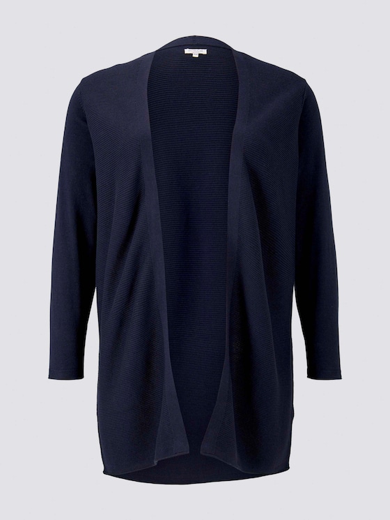 Strukturierter Cardigan - Frauen - Sky Captain Blue Strukturierter Cardigan - Frauen - Sky Captain Blue - 7 - My True Me