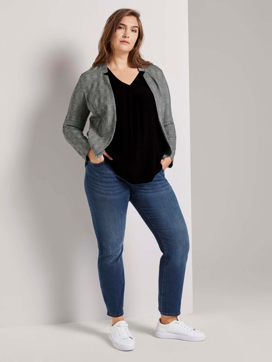 Karierter Blazer - Frauen - Glencheck Sweat Ori Karierter Blazer - Frauen - Glencheck Sweat Ori - 3 - My True Me
