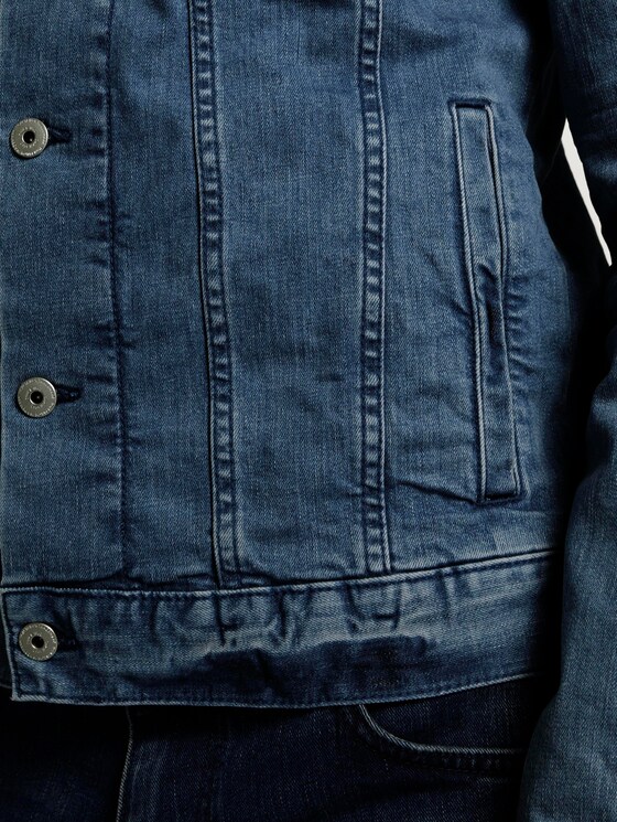 Trucker Jeansjacke im Used-Look - Männer - light stone wash denim Trucker Jeansjacke im Used-Look - Männer - light stone wash denim - 10 - TOM TAILOR