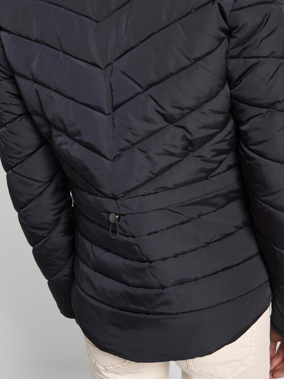 Puffer-Steppjacke mit Fellkragen - Frauen - Sky Captain Blue Puffer-Steppjacke mit Fellkragen - Frauen - Sky Captain Blue - 10 - TOM TAILOR