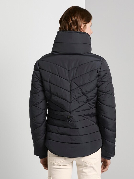 Puffer-Steppjacke mit Fellkragen - Frauen - Sky Captain Blue Puffer-Steppjacke mit Fellkragen - Frauen - Sky Captain Blue - 2 - TOM TAILOR