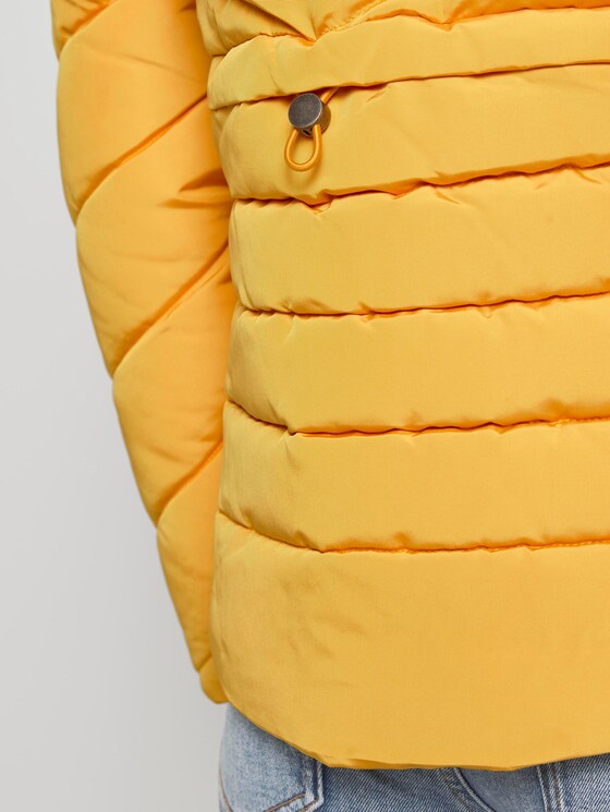 Puffer-Steppjacke mit Fellkragen - Frauen - star shine yellow Puffer-Steppjacke mit Fellkragen - Frauen - star shine yellow - 9 - TOM TAILOR