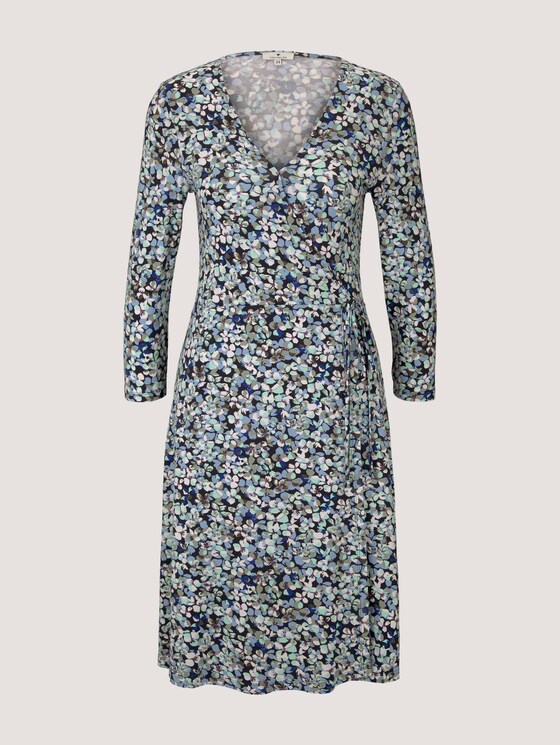 Jerseykleid in Wickeloptik - Frauen - navy floral design Jerseykleid in Wickeloptik - Frauen - navy floral design - 7 - TOM TAILOR