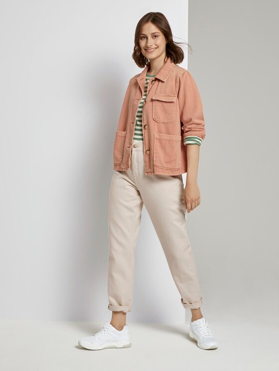 Mom Fit Ecru-Jeans - Frauen - unbleached natural bull denim Mom Fit Ecru-Jeans - Frauen - unbleached natural bull denim - 3 - TOM TAILOR Denim