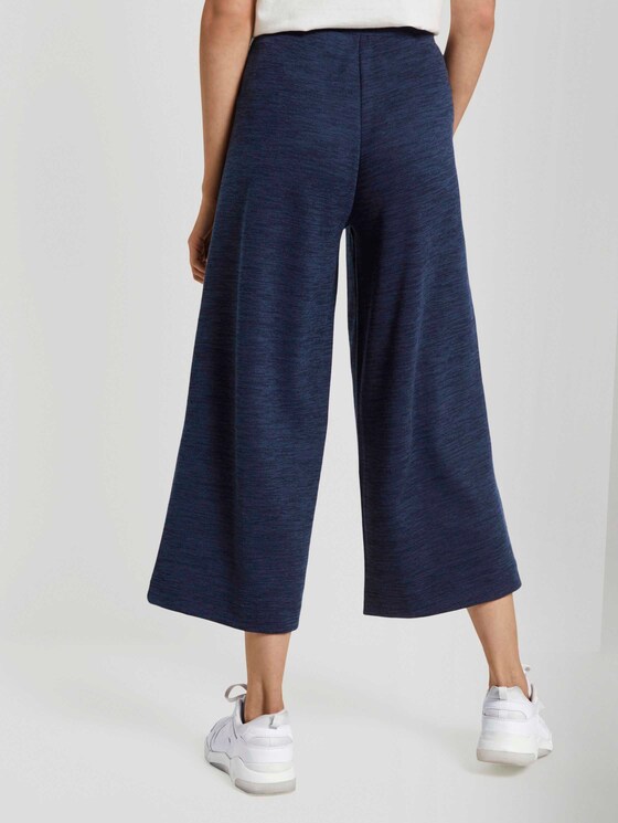 Weiche Culotte-Hose aus Strick - Frauen - Real Navy Blue Weiche Culotte-Hose aus Strick - Frauen - Real Navy Blue - 2 - TOM TAILOR Denim