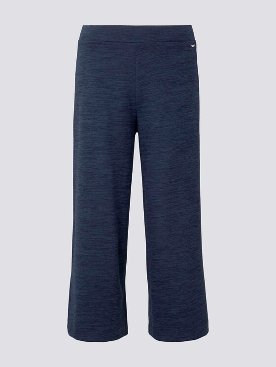 Weiche Culotte-Hose aus Strick - Frauen - Real Navy Blue Weiche Culotte-Hose aus Strick - Frauen - Real Navy Blue - 7 - TOM TAILOR Denim