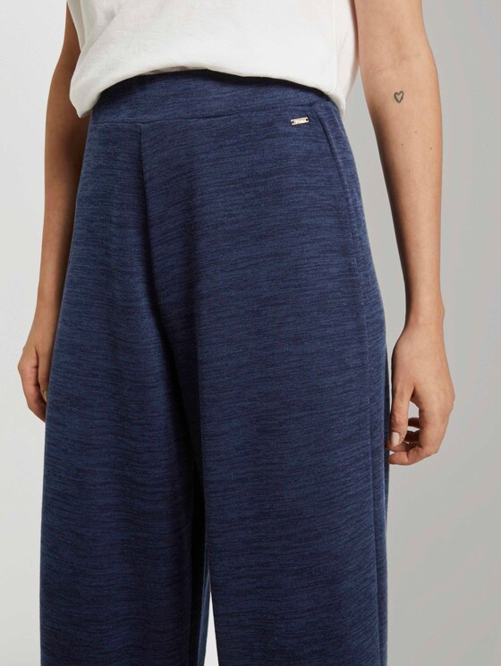 Weiche Culotte-Hose aus Strick - Frauen - Real Navy Blue Weiche Culotte-Hose aus Strick - Frauen - Real Navy Blue - 9 - TOM TAILOR Denim