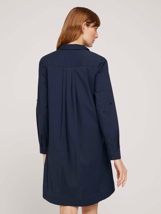 Blusenkleid mit Faltendetails - Frauen - Sky Captain Blue Blusenkleid mit Faltendetails - Frauen - Sky Captain Blue - 2 - TOM TAILOR