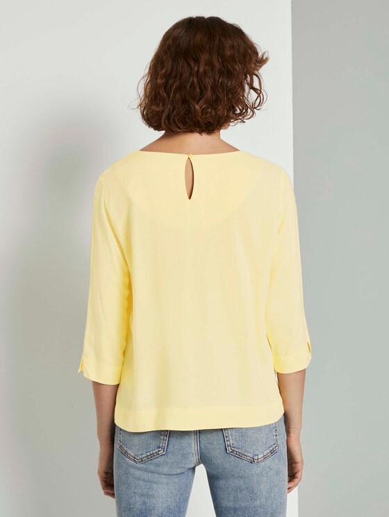 Bluse mit 3/4-Arm - Frauen - light honey popcorn Bluse mit 3/4-Arm - Frauen - light honey popcorn - 2 - TOM TAILOR