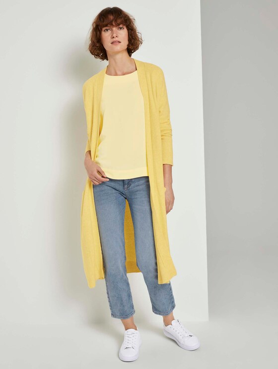 Bluse mit 3/4-Arm - Frauen - light honey popcorn Bluse mit 3/4-Arm - Frauen - light honey popcorn - 3 - TOM TAILOR