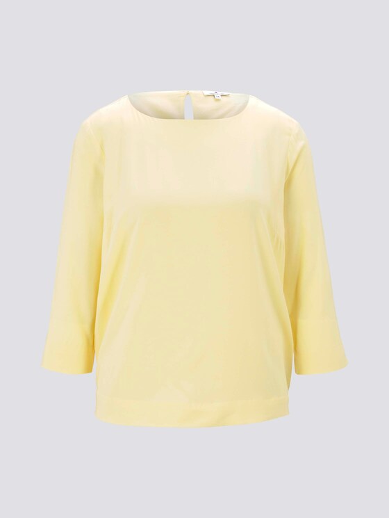 Bluse mit 3/4-Arm - Frauen - light honey popcorn Bluse mit 3/4-Arm - Frauen - light honey popcorn - 7 - TOM TAILOR
