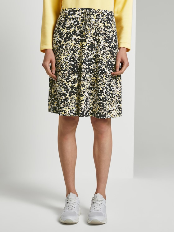 Jersey-Rock mit Blumenprint - Frauen - yellow flower design Jersey-Rock mit Blumenprint - Frauen - yellow flower design - 1 - TOM TAILOR