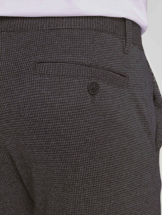 Travis Slim Hose im Hahnentrittmuster - Männer - grey houndstooth Travis Slim Hose im Hahnentrittmuster - Männer - grey houndstooth - 10 - TOM TAILOR