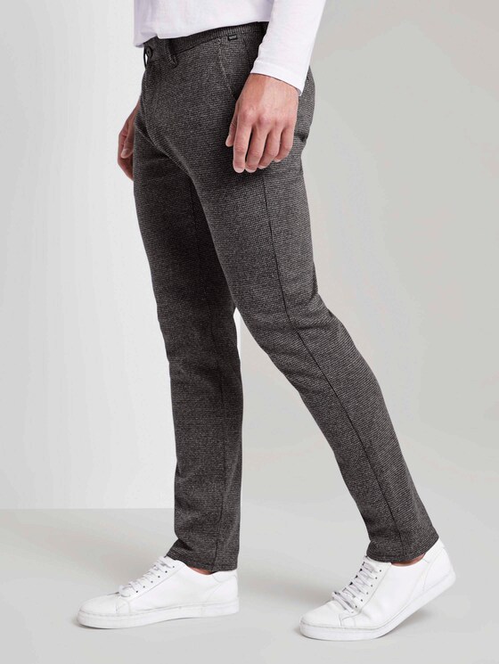 Travis Slim Hose im Hahnentrittmuster - Männer - grey houndstooth Travis Slim Hose im Hahnentrittmuster - Männer - grey houndstooth - 11 - TOM TAILOR