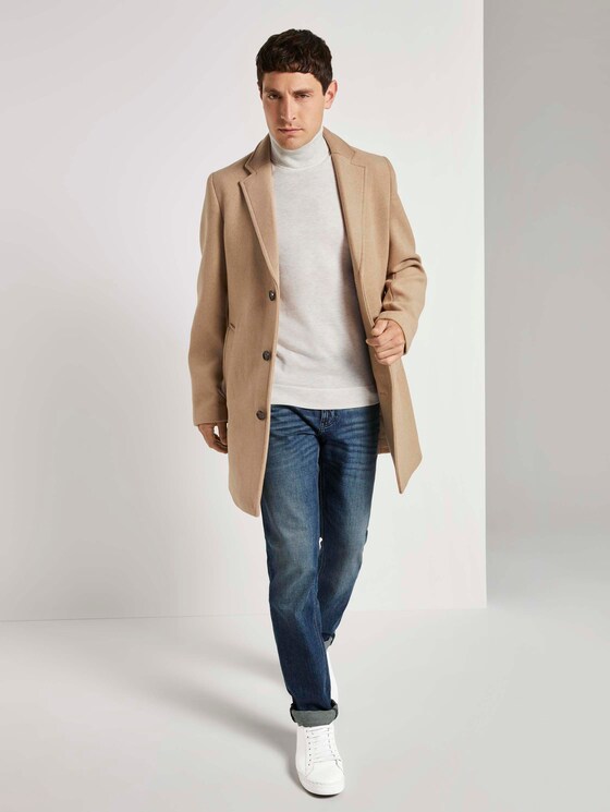Rollkragenpullover aus Merinowolle - Männer - Light Medium Grey Melange Rollkragenpullover aus Merinowolle - Männer - Light Medium Grey Melange - 3 - TOM TAILOR
