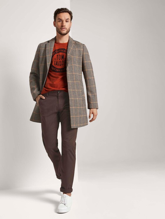 Langarmshirt mit Logo-Print - Männer - Ginger Orange Langarmshirt mit Logo-Print - Männer - Ginger Orange - 3 - TOM TAILOR