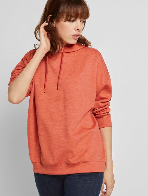 Basic Oversized Hoodie - Frauen - burnt coral Basic Oversized Hoodie - Frauen - burnt coral - 5 - TOM TAILOR Denim