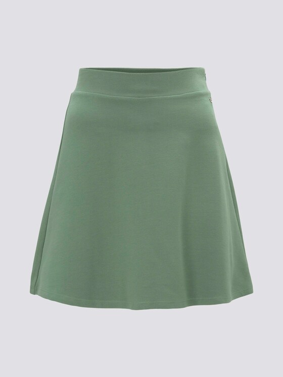 Ausgestellter Minirock mit Struktur - Frauen - vintage green Ausgestellter Minirock mit Struktur - Frauen - vintage green - 7 - TOM TAILOR Denim