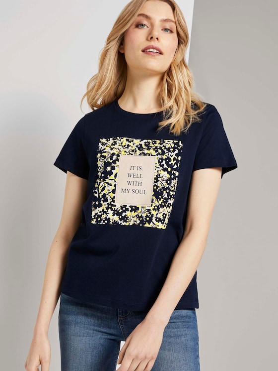 T-Shirt mit Print - Frauen - Sky Captain Blue T-Shirt mit Print - Frauen - Sky Captain Blue - 5 - TOM TAILOR