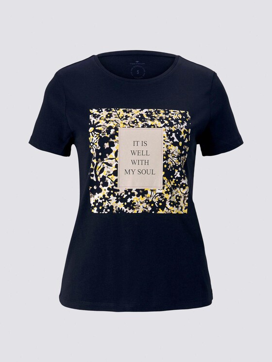 T-Shirt mit Print - Frauen - Sky Captain Blue T-Shirt mit Print - Frauen - Sky Captain Blue - 7 - TOM TAILOR