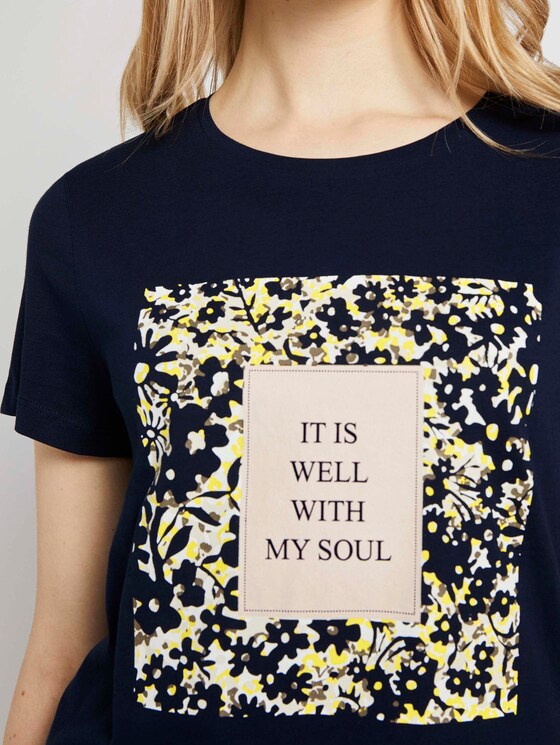 T-Shirt mit Print - Frauen - Sky Captain Blue T-Shirt mit Print - Frauen - Sky Captain Blue - 9 - TOM TAILOR