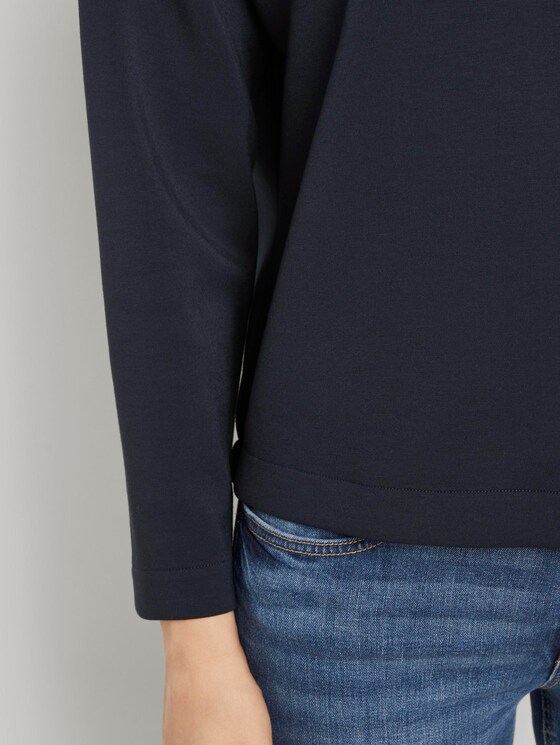 Sweatshirt mit Tape-Einsatz - Frauen - Sky Captain Blue Sweatshirt mit Tape-Einsatz - Frauen - Sky Captain Blue - 10 - TOM TAILOR