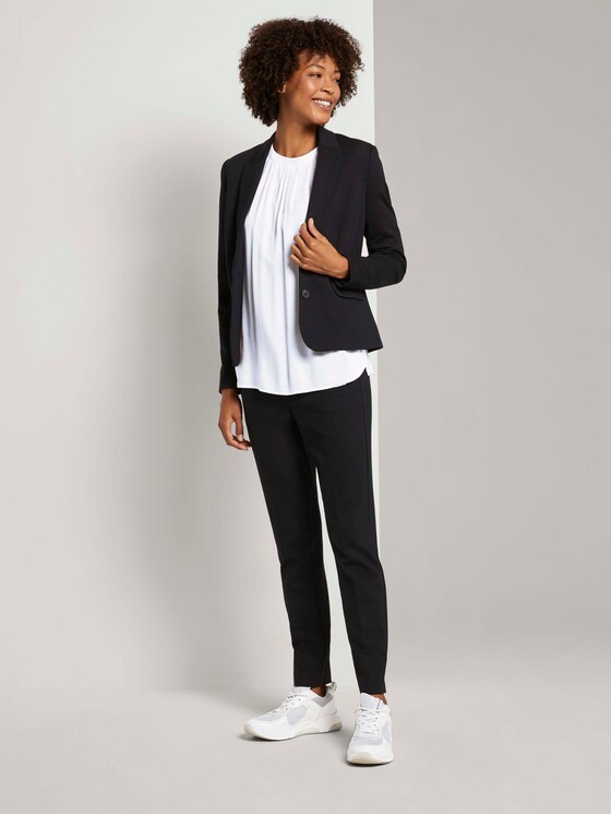 3/4-Arm Shirt im Materialmix - Frauen - White 3/4-Arm Shirt im Materialmix - Frauen - White - 3 - Mine to five