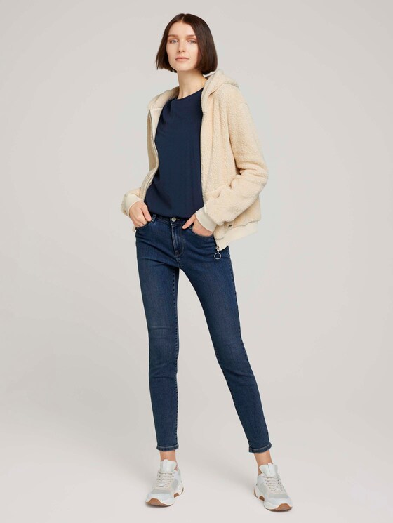Strukturiertes Blusenshirt - Frauen - Real Navy Blue Strukturiertes Blusenshirt - Frauen - Real Navy Blue - 3 - TOM TAILOR Denim