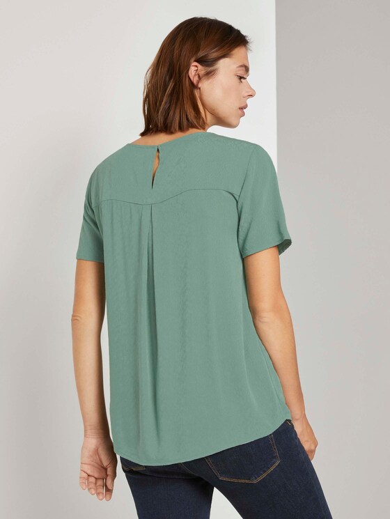 Strukturiertes Blusenshirt - Frauen - vintage green Strukturiertes Blusenshirt - Frauen - vintage green - 2 - TOM TAILOR Denim