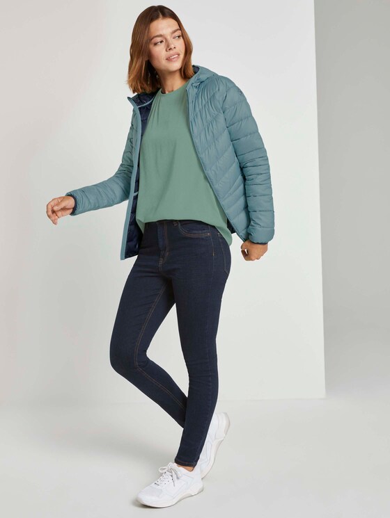 Strukturiertes Blusenshirt - Frauen - vintage green Strukturiertes Blusenshirt - Frauen - vintage green - 3 - TOM TAILOR Denim